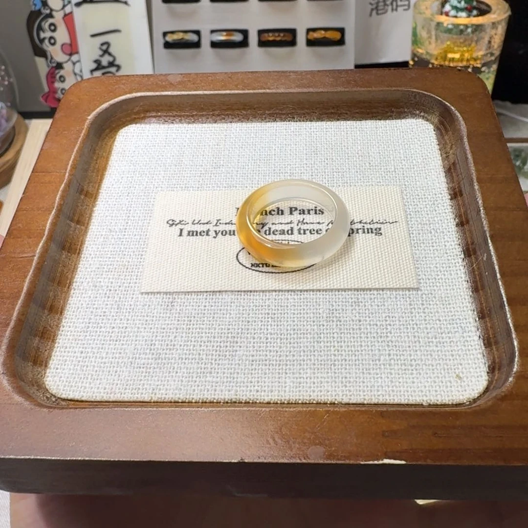 未镶嵌戒指玛瑙/玉髓736港17