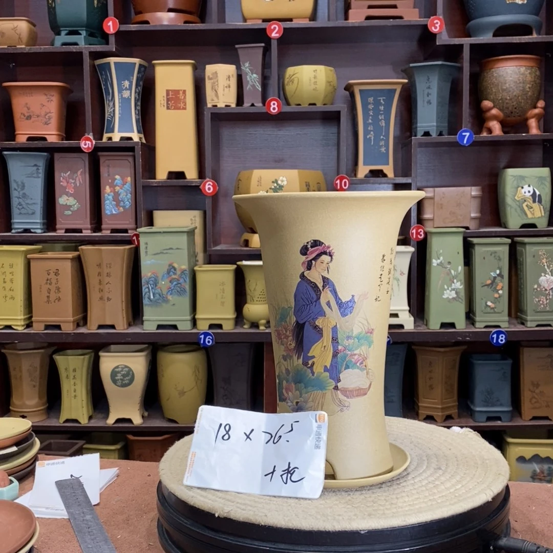 紫砂花盆紫砂花盆