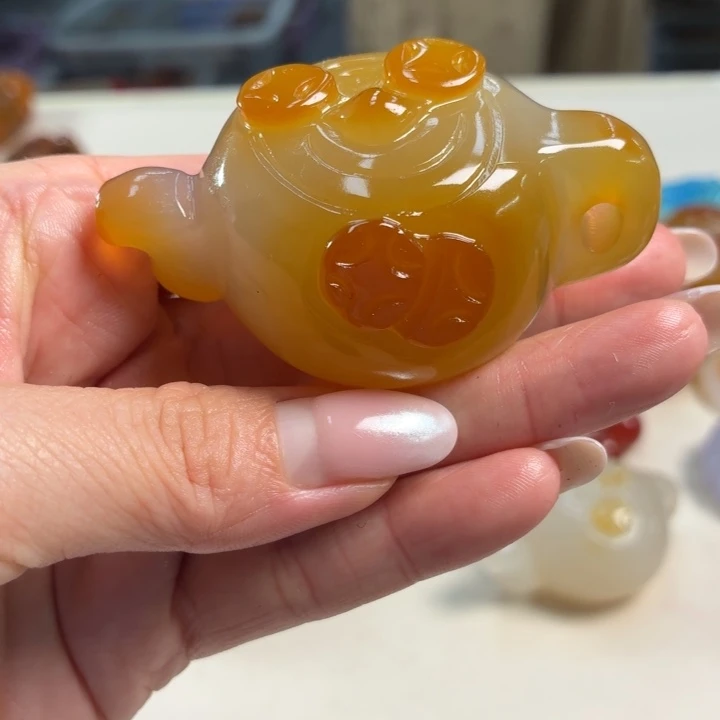 玛瑙/玉髓未镶嵌吊坠(不含链)