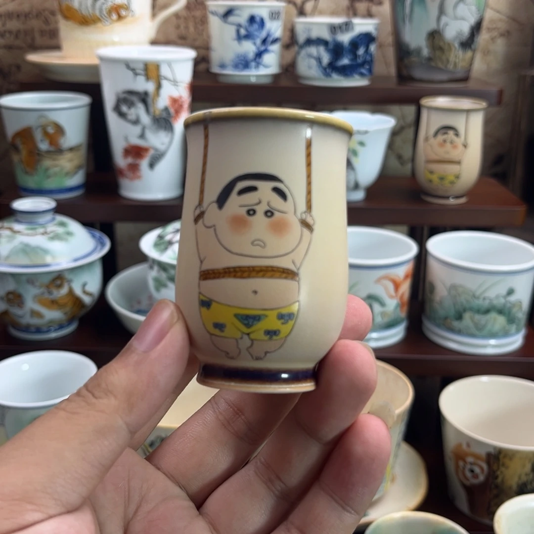 手绘小新闻香杯子