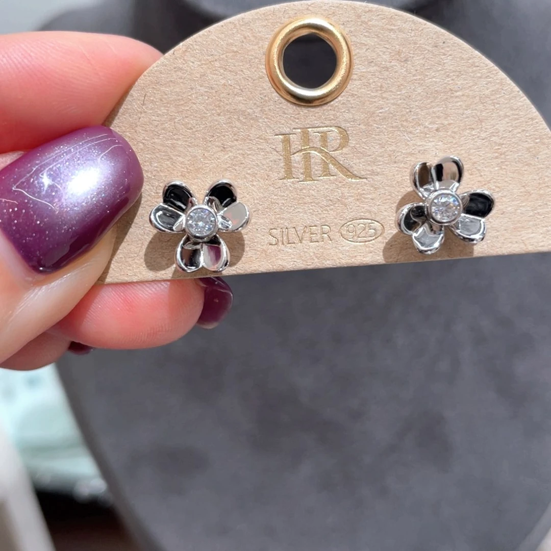 无925银时尚耳饰是啊耳饰