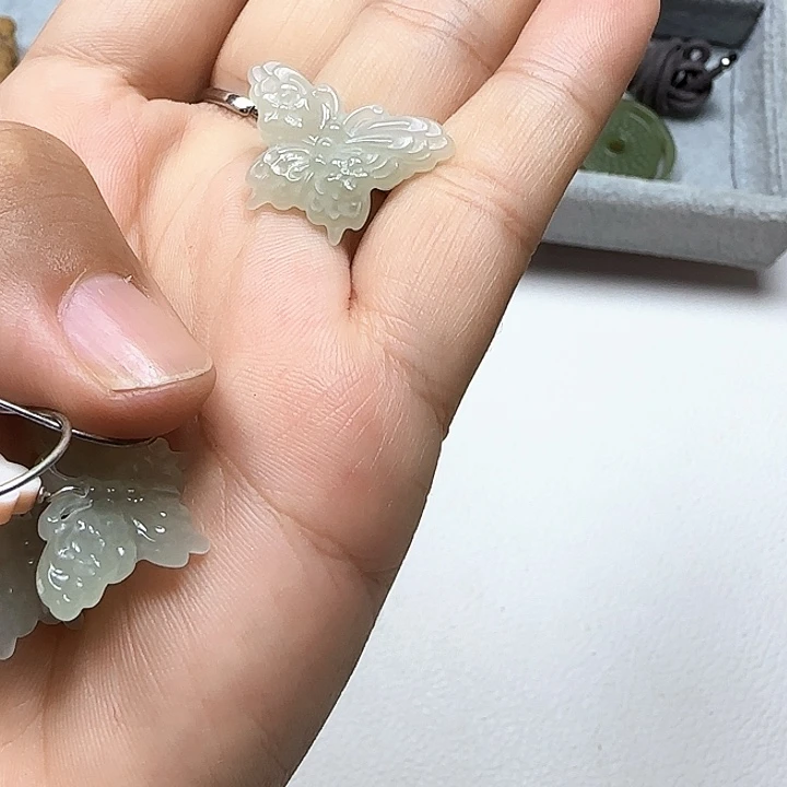 魔***灵银S925镶嵌戒指和田玉