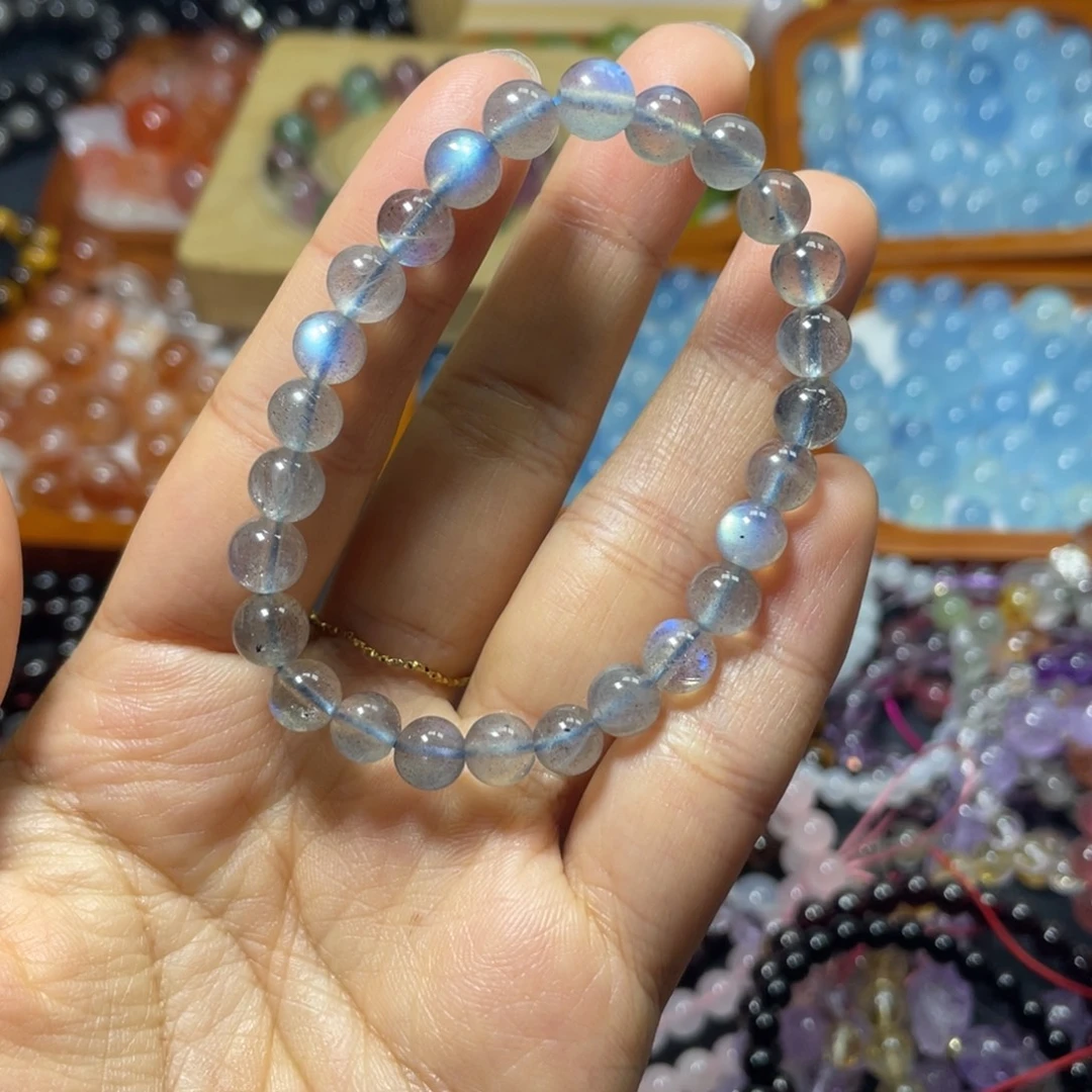 水晶手链未镶嵌灰月