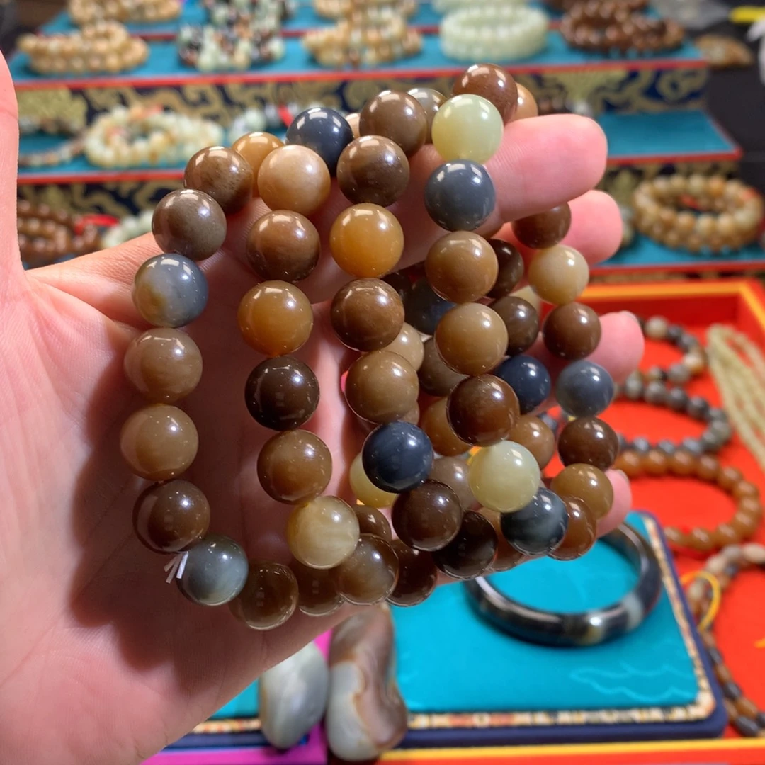 和田玉（糖玉）未镶嵌手链多样性发货拍一发一