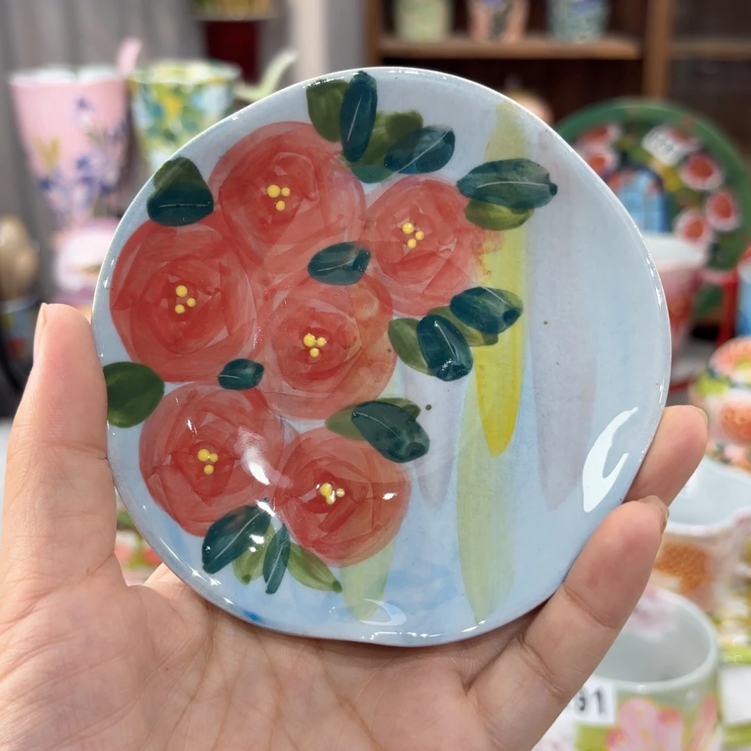 景德镇手绘高温釉下彩陶瓷茶具
