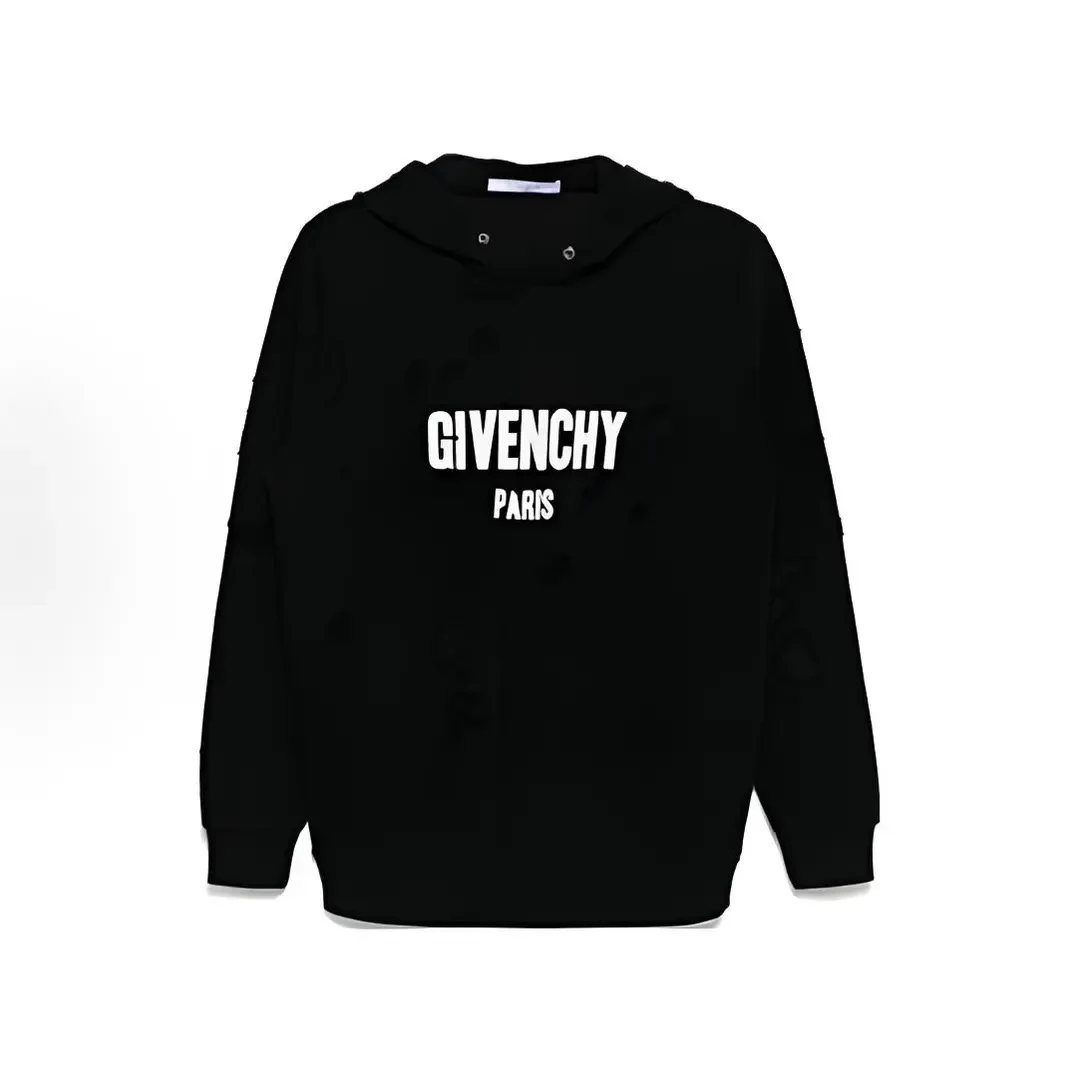 未使用 Givenchy/纪梵希 大破坏字母logo帽衫u
