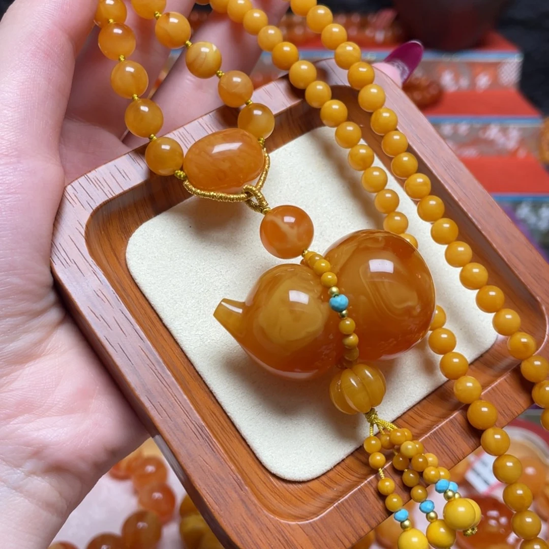 蜜蜡未镶嵌手链手串