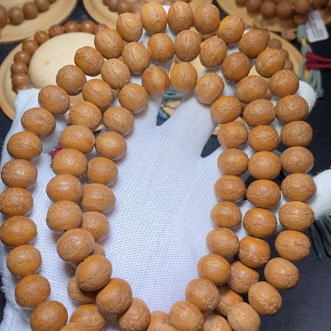 手串凤眼菩提14mm藏式老型同树 脖挂88颗