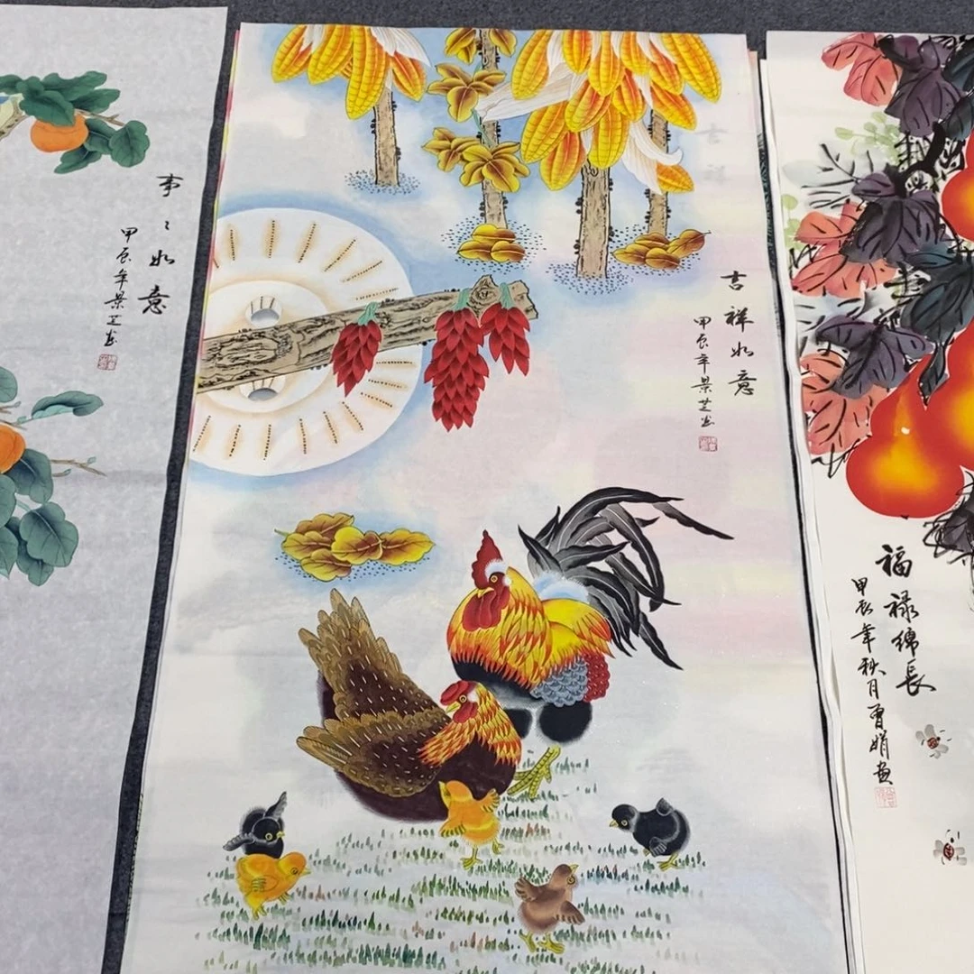 国画140✖️70工笔画画画画画画画