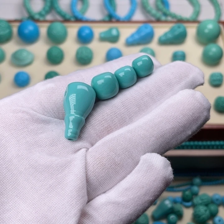 糖***果精品蓝绿色三通套装卡12.3mm