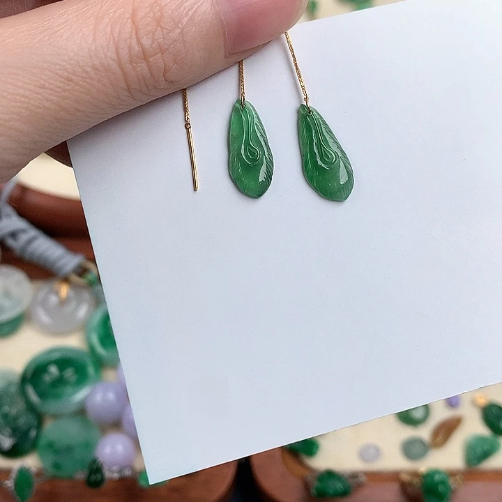 颈饰18K金镶嵌翡翠8742577889