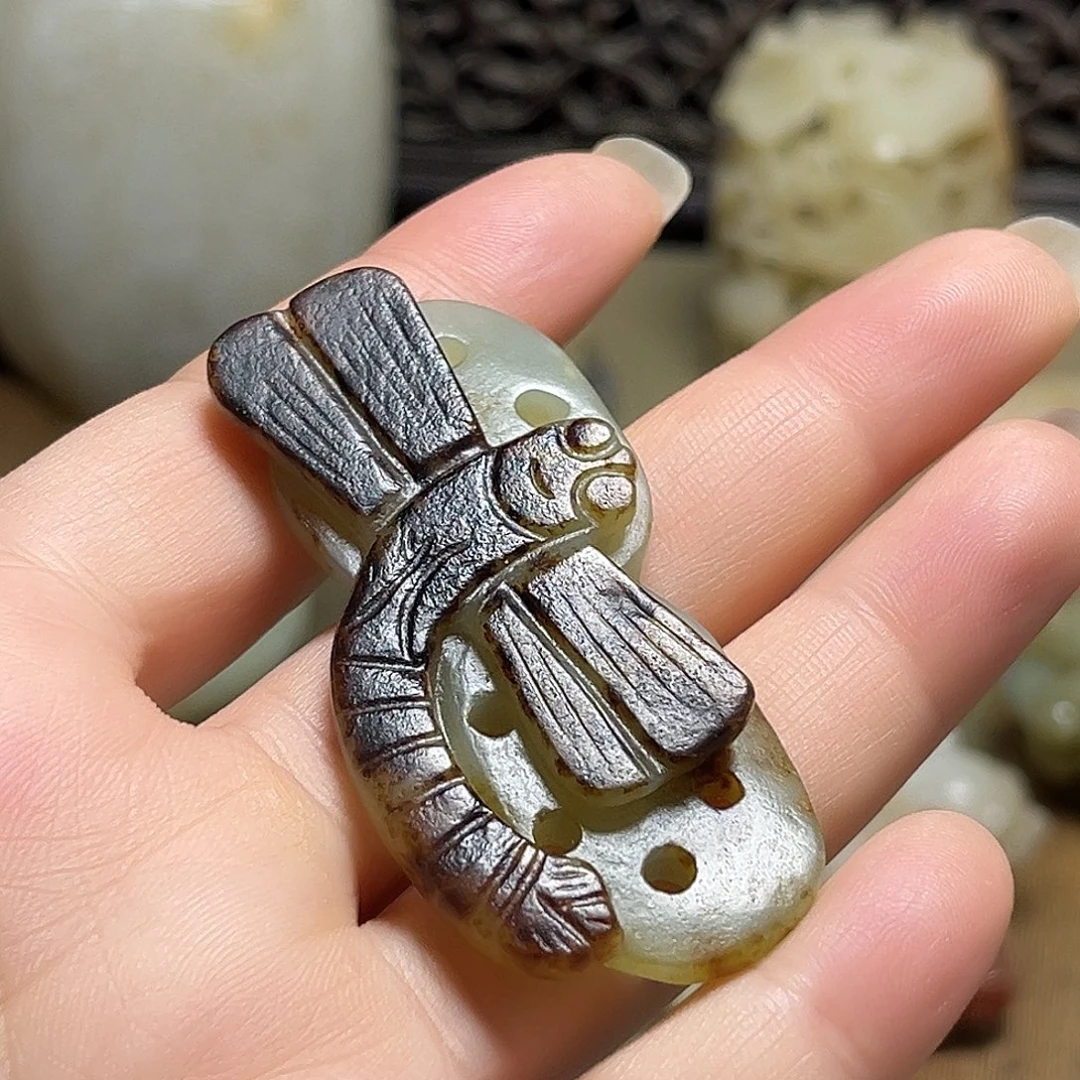 和田玉（糖玉）未镶嵌挂件