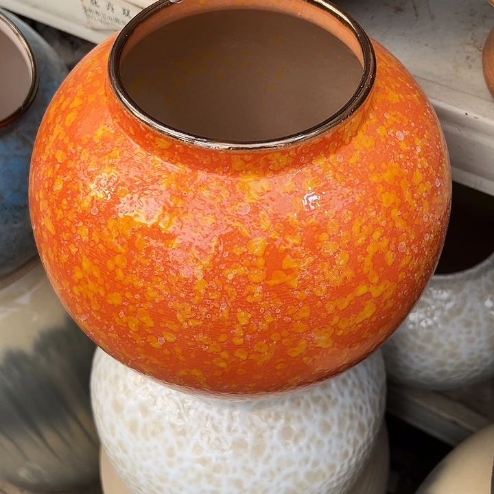 景德镇精品花盆栽适口11高20