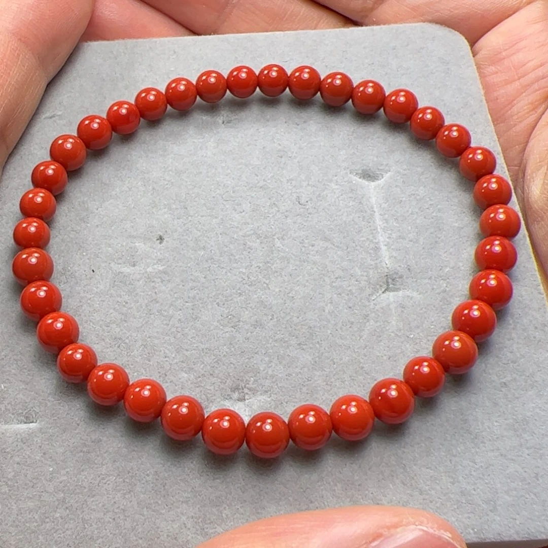 南红玛瑙手串未镶嵌