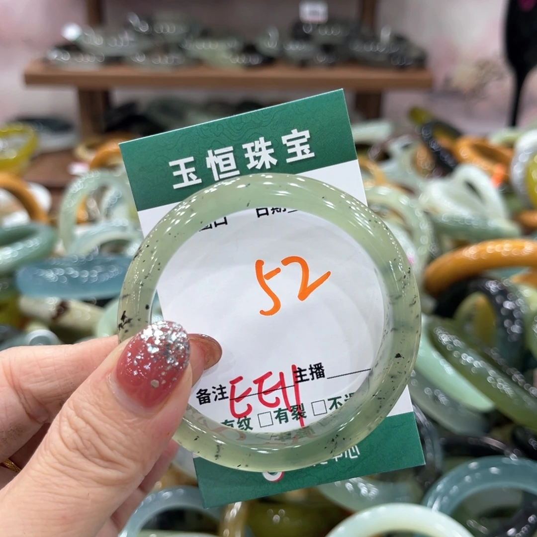 未镶嵌蛇纹石玉手镯手镯