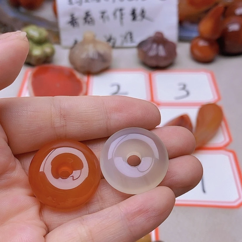 【闪购商品】未镶嵌玛瑙/玉髓珠宝半成品萤***星