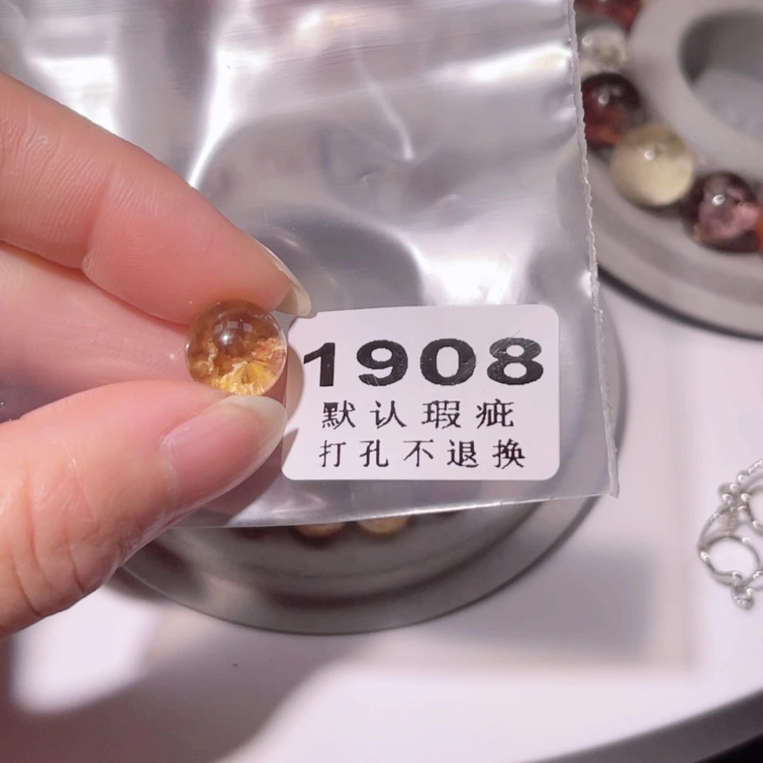 小***螺未镶嵌水晶珠宝半成品