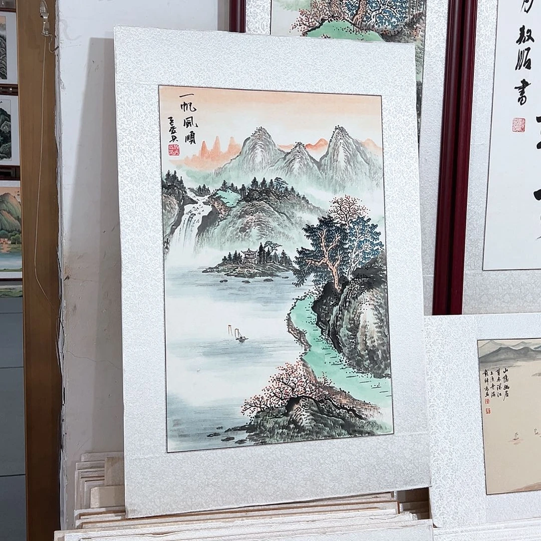 兰***草国画手绘保证假一罚万