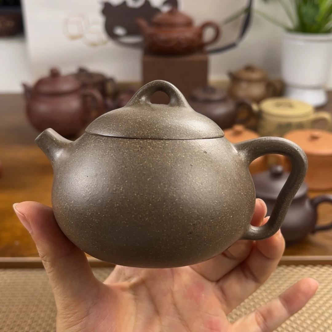 茶壶紫砂手工制作工艺精湛160c