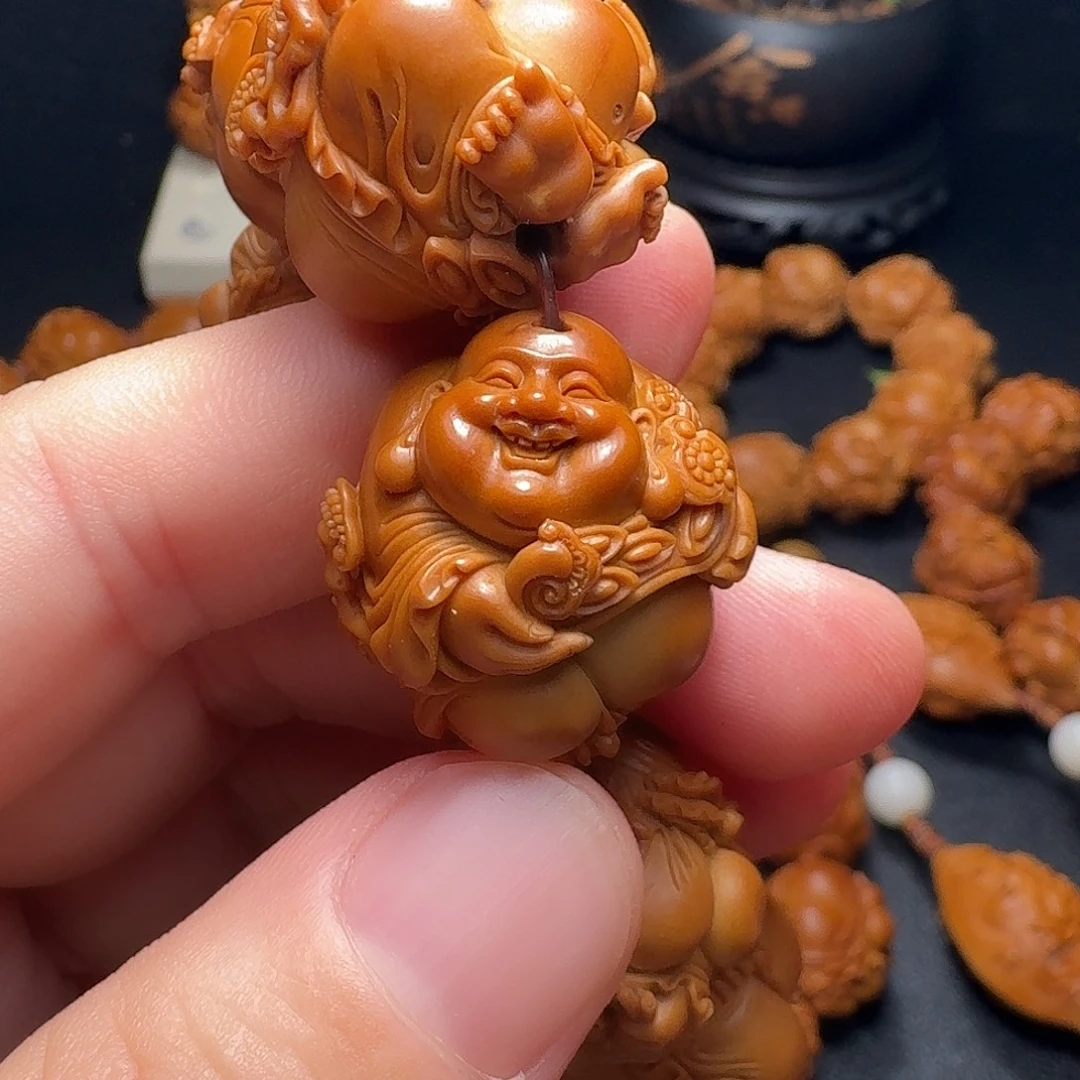 随***，橄榄核手串/手链弥勒