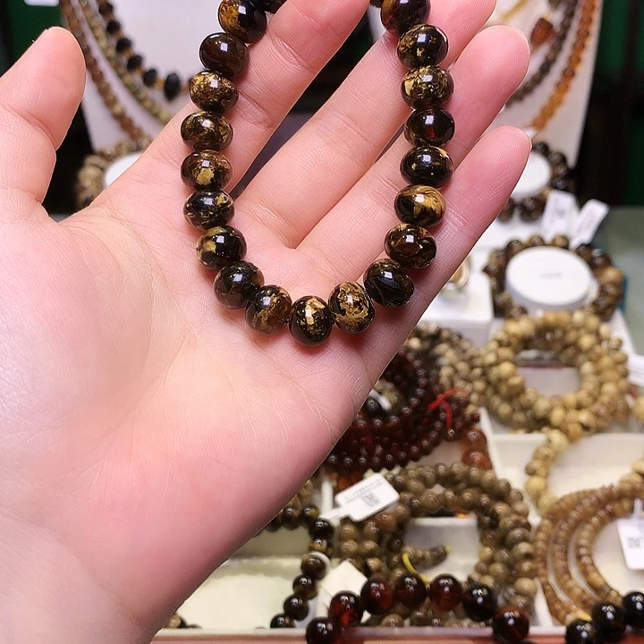 小****琥珀未镶嵌裸石抚顺琥珀10-211