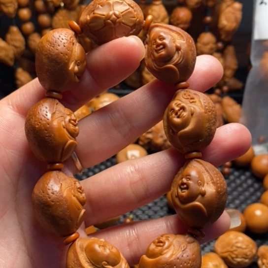 橄榄核吊坠心***凉心想事成