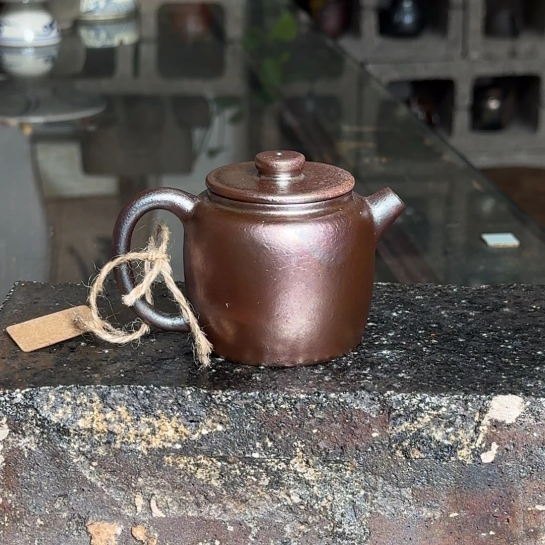 建水紫陶紫泥柴烧茶具