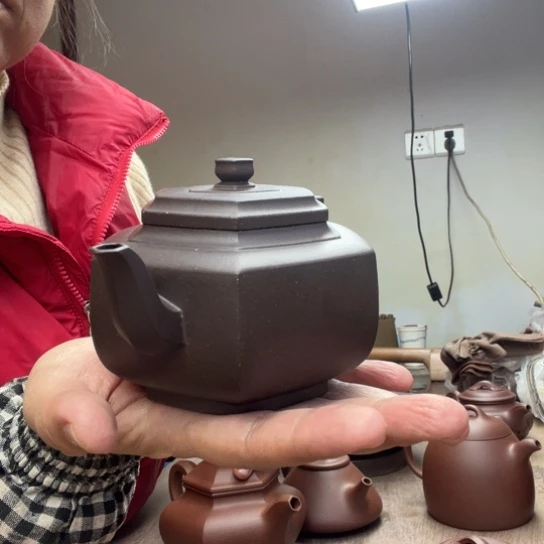 茶壶紫砂原矿紫泥
