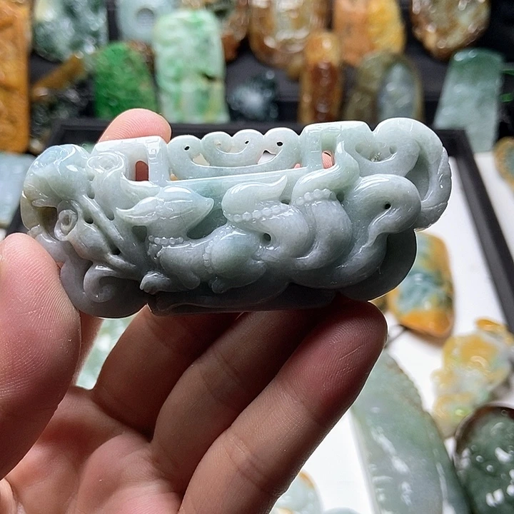 翡翠未镶嵌颈饰翡翠a货