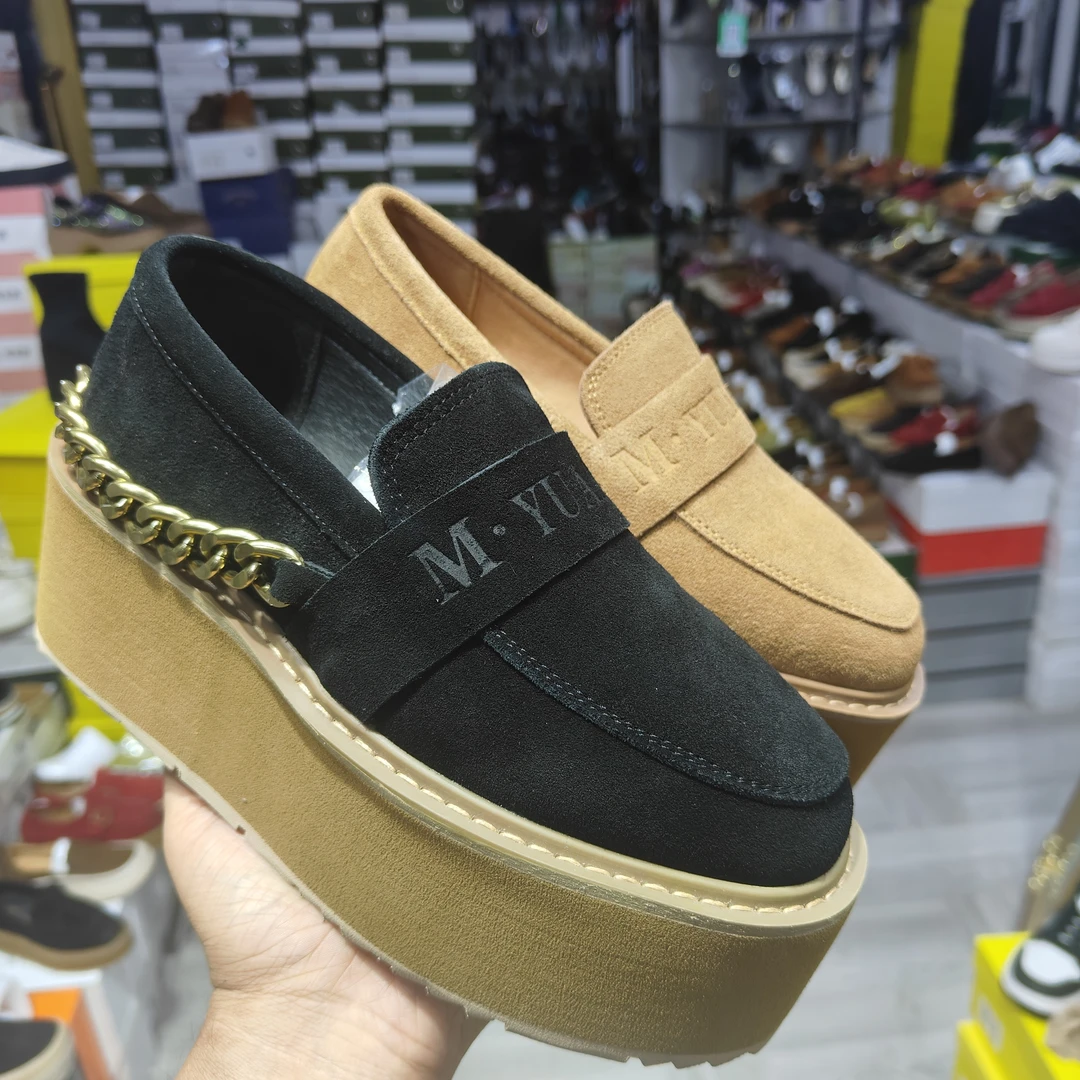 77-5真皮女鞋جىڭ تەتۇر خۇرۇم 正版女鞋时尚女鞋休闲鞋真皮女鞋