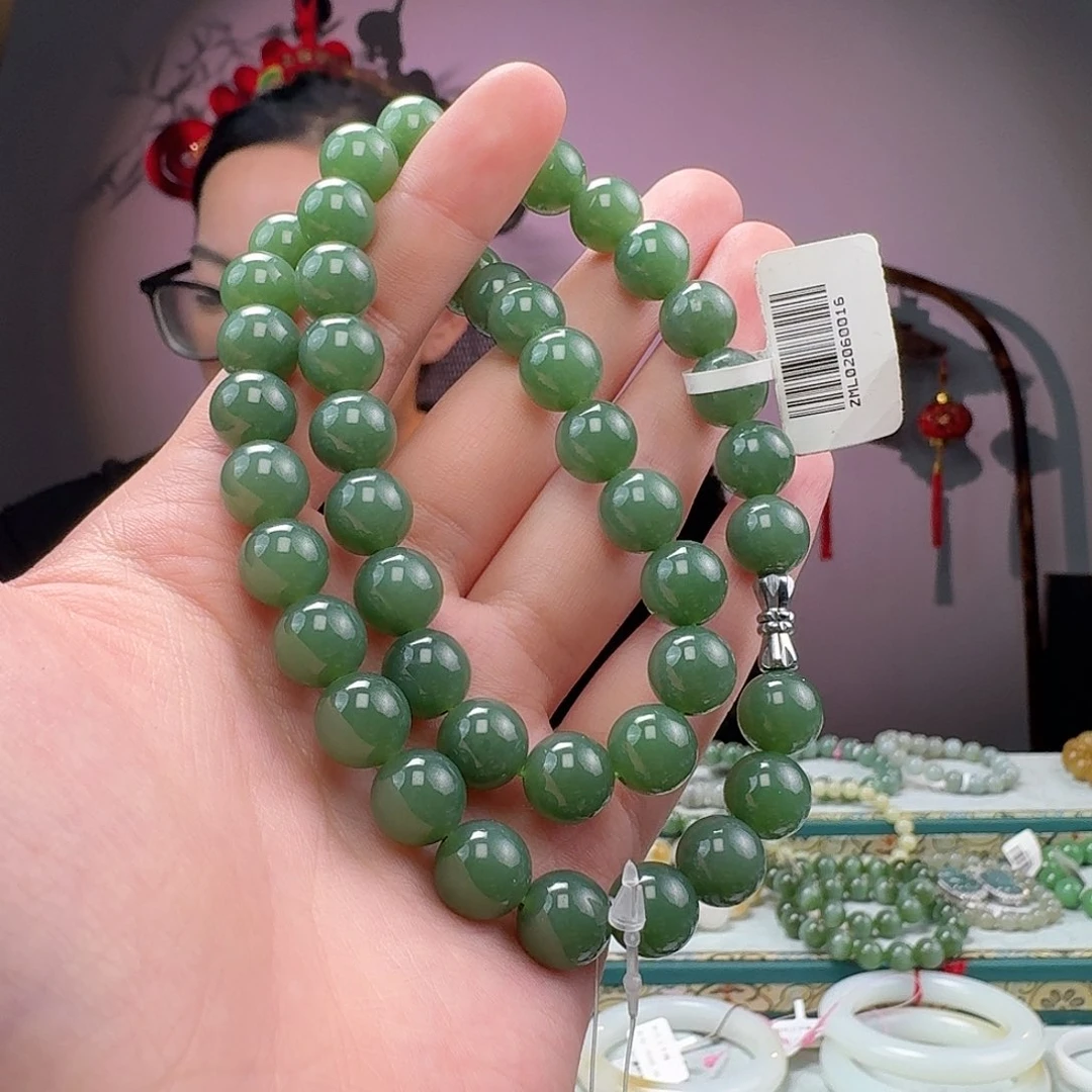 和田玉手串未镶嵌