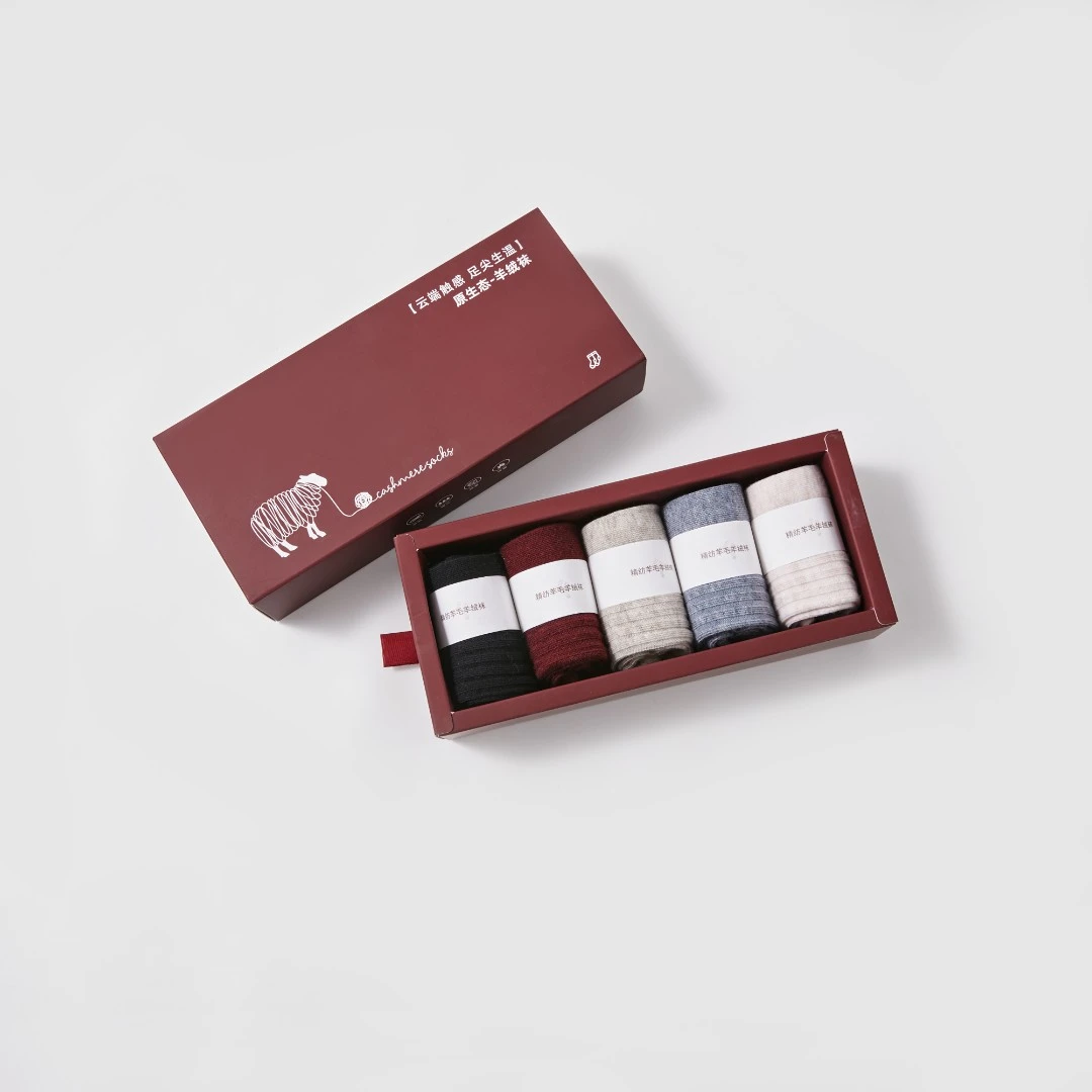 小禾【羊绒袜】山羊绒绵羊毛柔软亲肤抗起球吸湿排汗抗菌保暖中筒袜