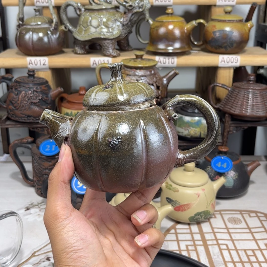 249cc柴烧南瓜壶，精品
