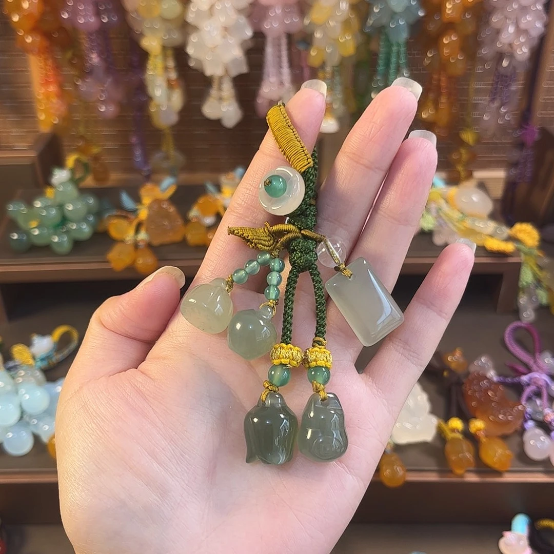 玛瑙/玉髓未镶嵌车挂