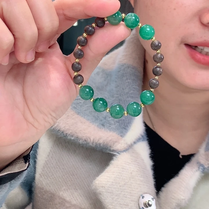 石英质玉合金手链