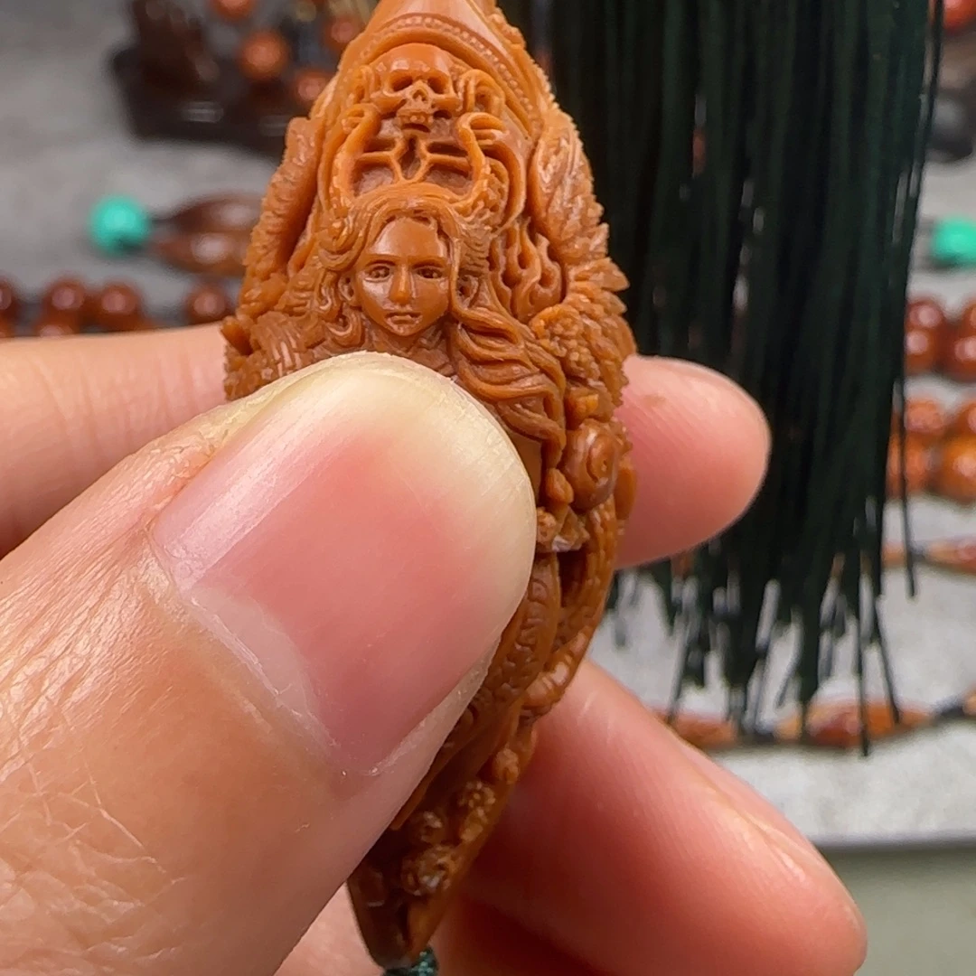 橄榄核手串/手链骷髅美女单子