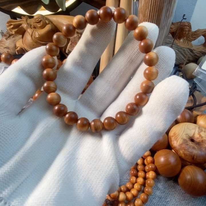 柏木（崖柏）手串/手链0.8红油单圈