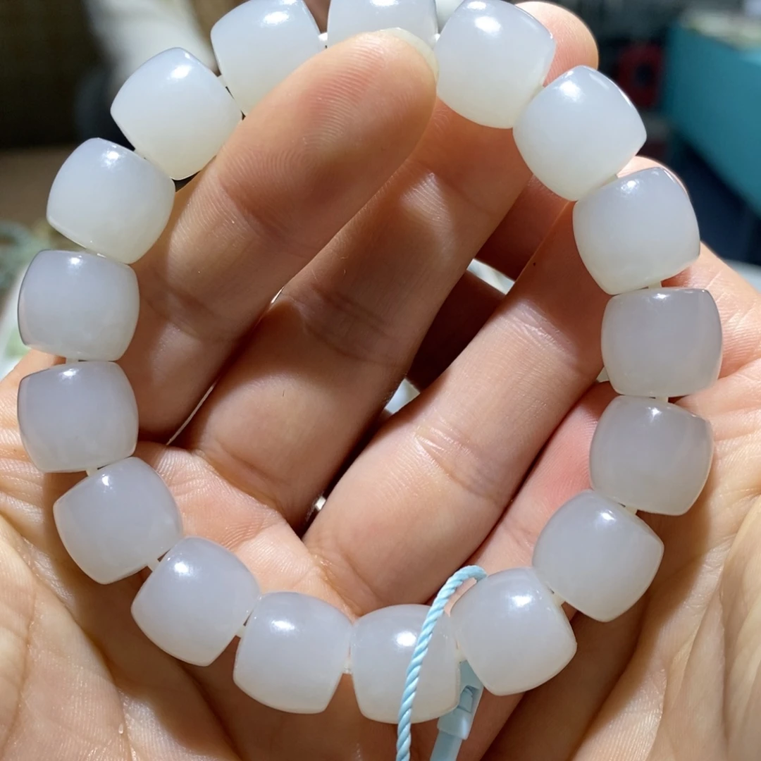 和田玉未镶嵌手链113