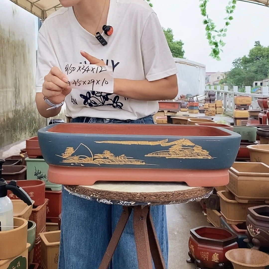 紫砂花盆紫砂花盆