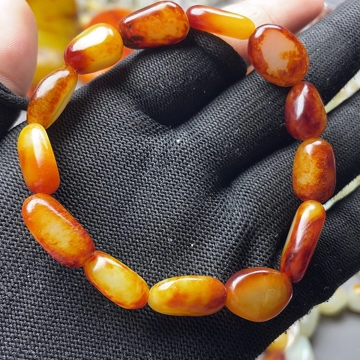 和田玉未镶嵌手链