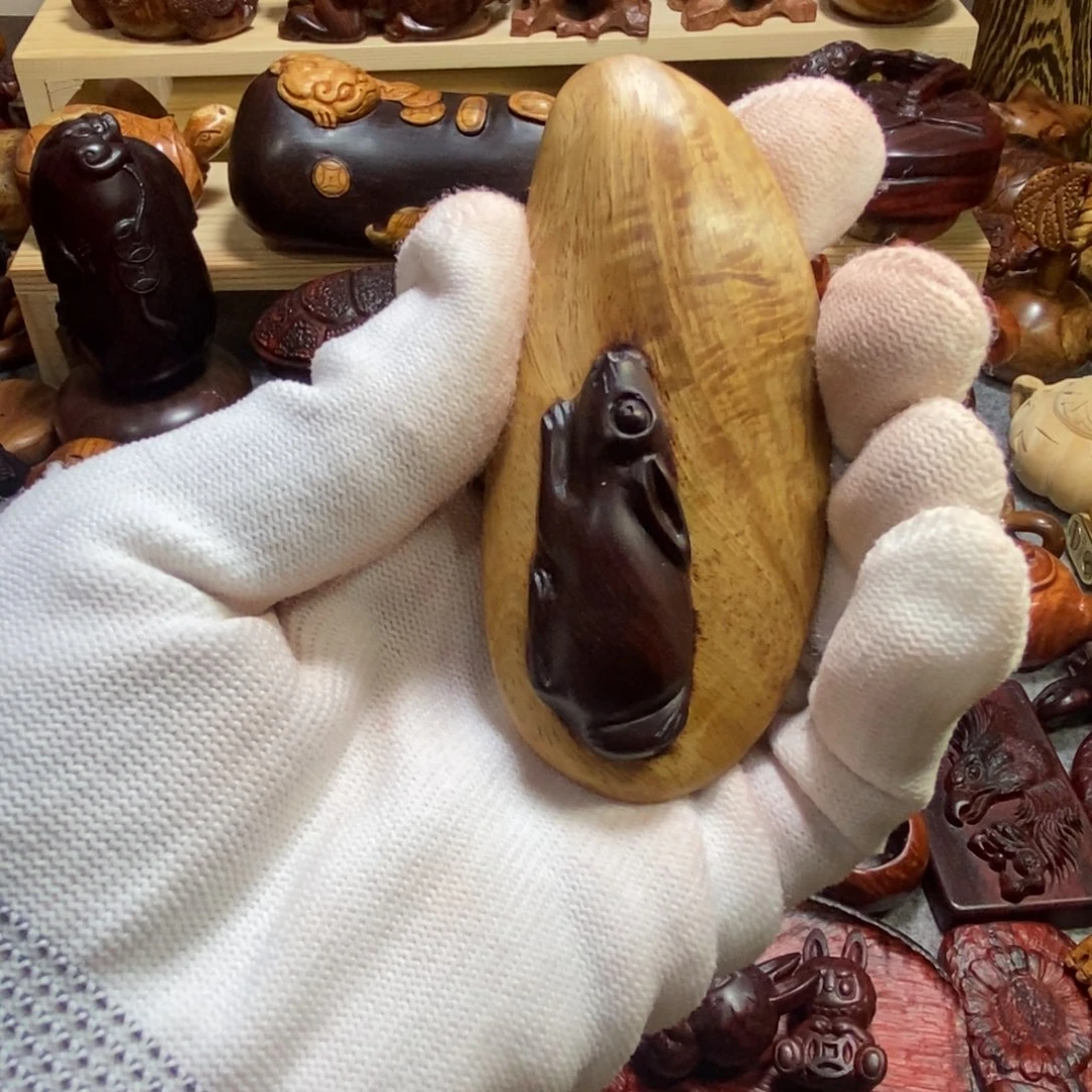 手串/手链小叶紫檀印度小叶紫檀兔子手把