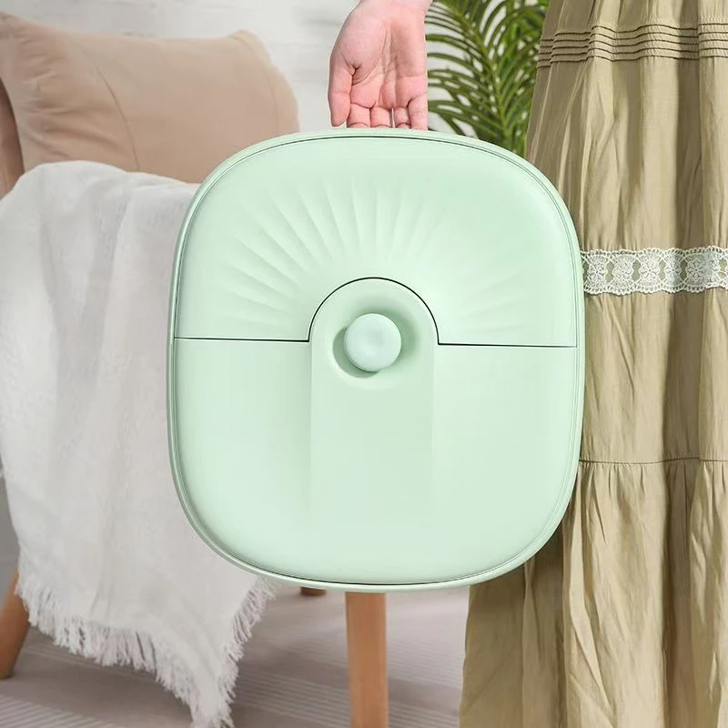 [新疆包邮]Q家用足浴桶电加热可折叠泡脚桶按摩泡脚桶