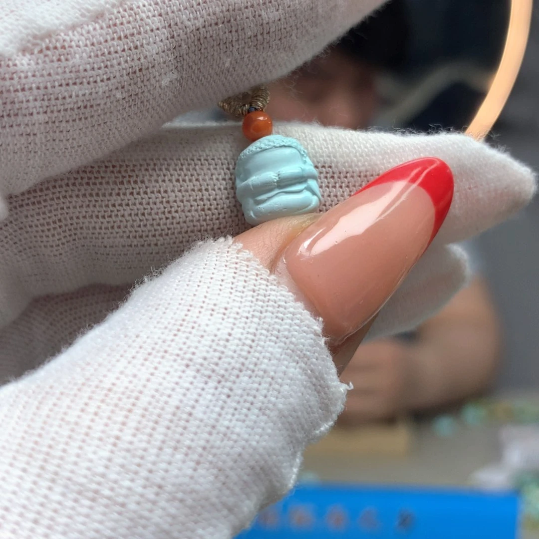 绿松石未镶嵌挂件