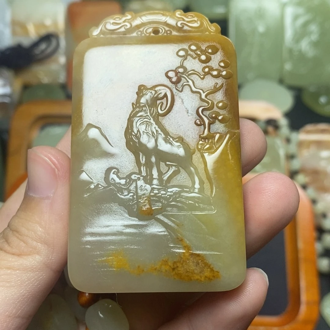 昆仑山料方解石玉