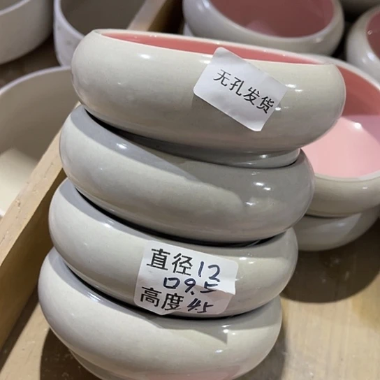 多肉绿植陶瓷花盆9:9包邮，有孔