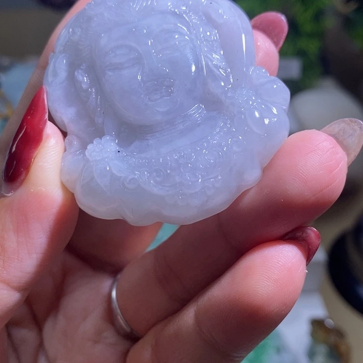 【闪购商品】翡翠未镶嵌颈饰观音头