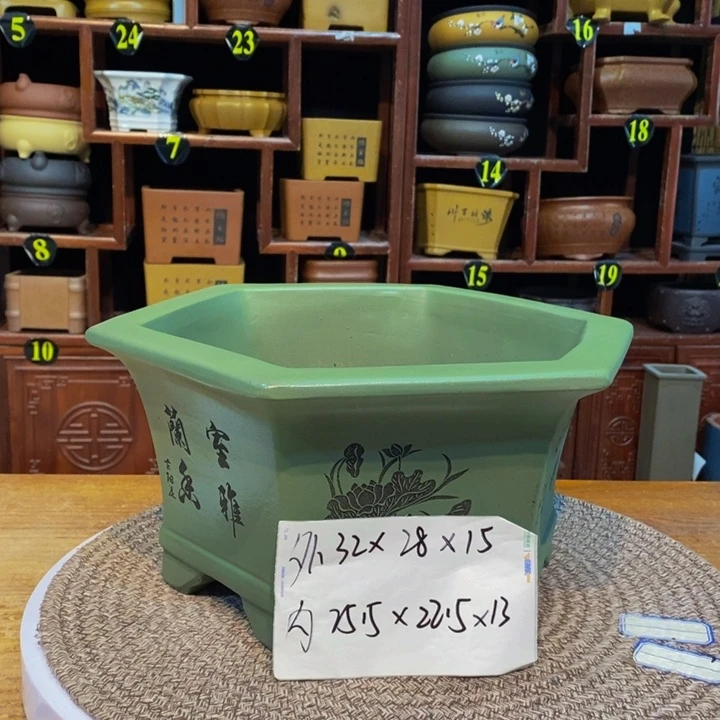 紫砂花盆紫砂花盆