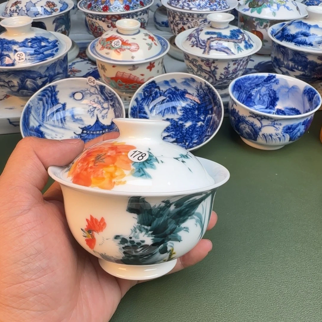 纯手工纯手绘茶具178