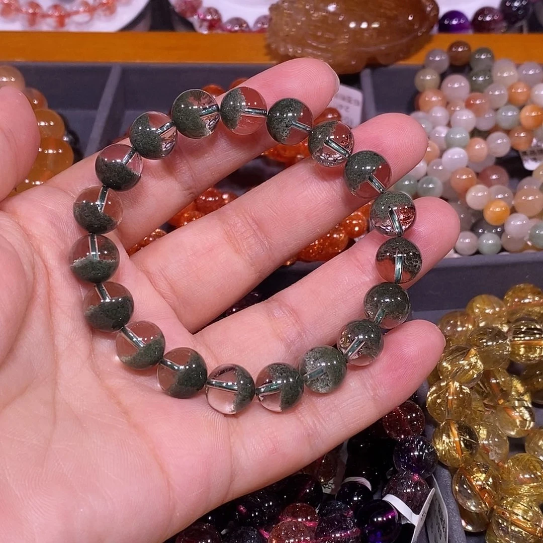 未镶嵌手链水晶绿幽灵10