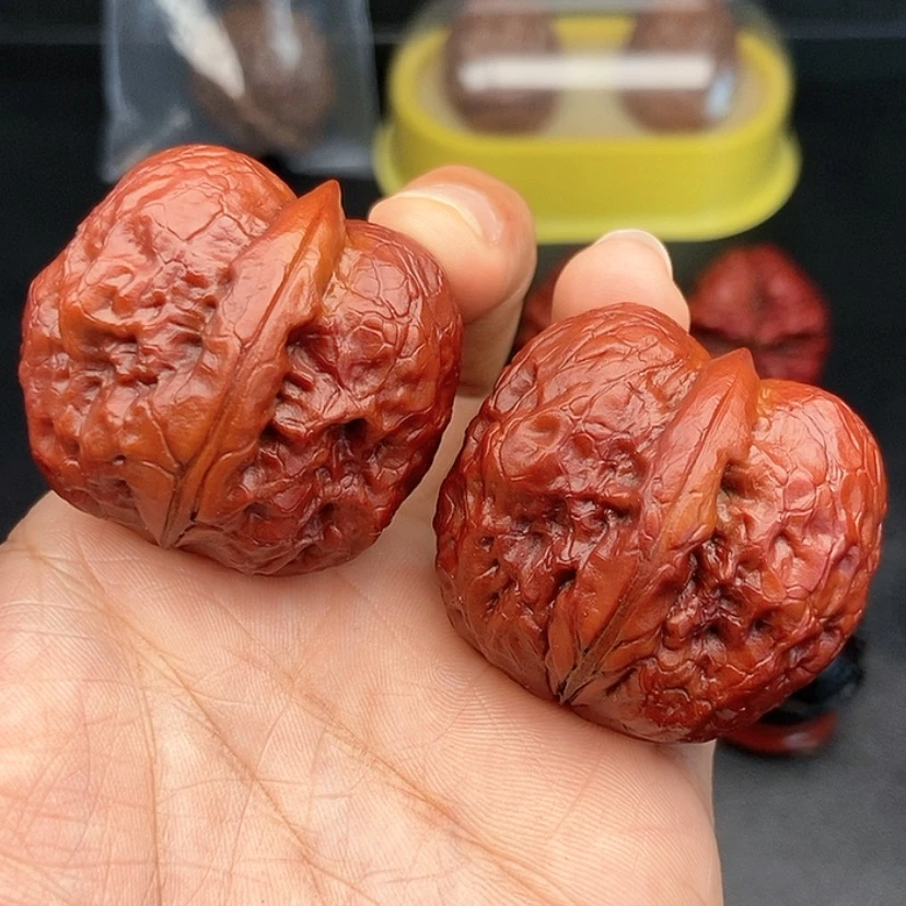 【闪购商品】把件文玩核桃38尺帝王筋元宝